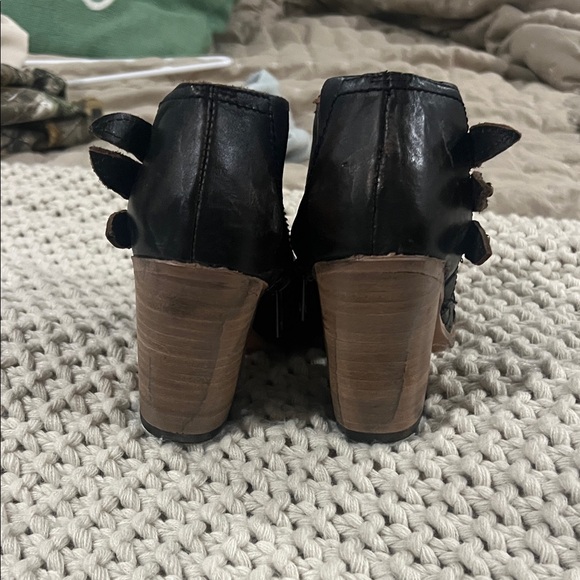 Freebird dark brown Leather Ankle Booties - Picture 6 of 6